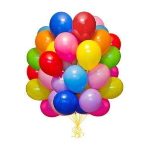Шар гелиевый однотонный, в ассортименте